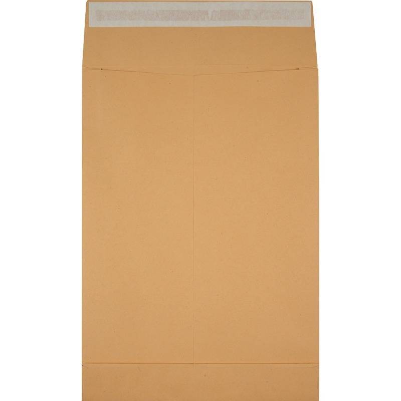 Versandtasche DIN B4, 40 mm Seitenfalte und Klotzboden, haftklebend, braun, 150