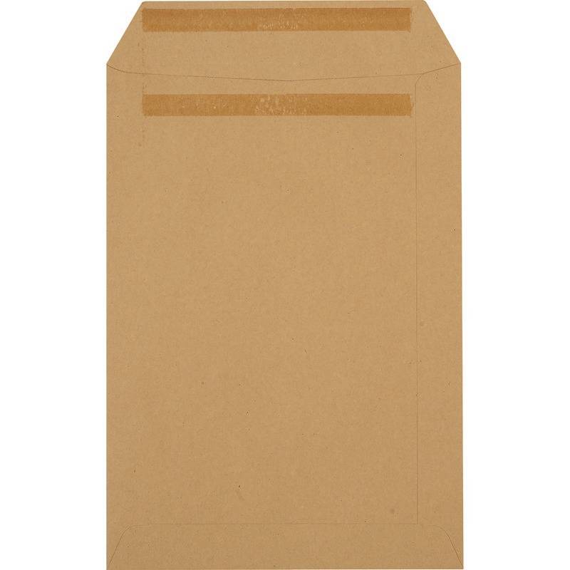 Versandtasche DIN C5, selbstklebend, braun, 90 g/m², 10 Stück