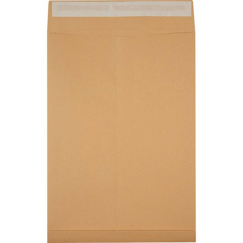 Versandtasche DIN C4, 20 mm Seitenfalte und Klotzboden, haftklebend, Fenster, br