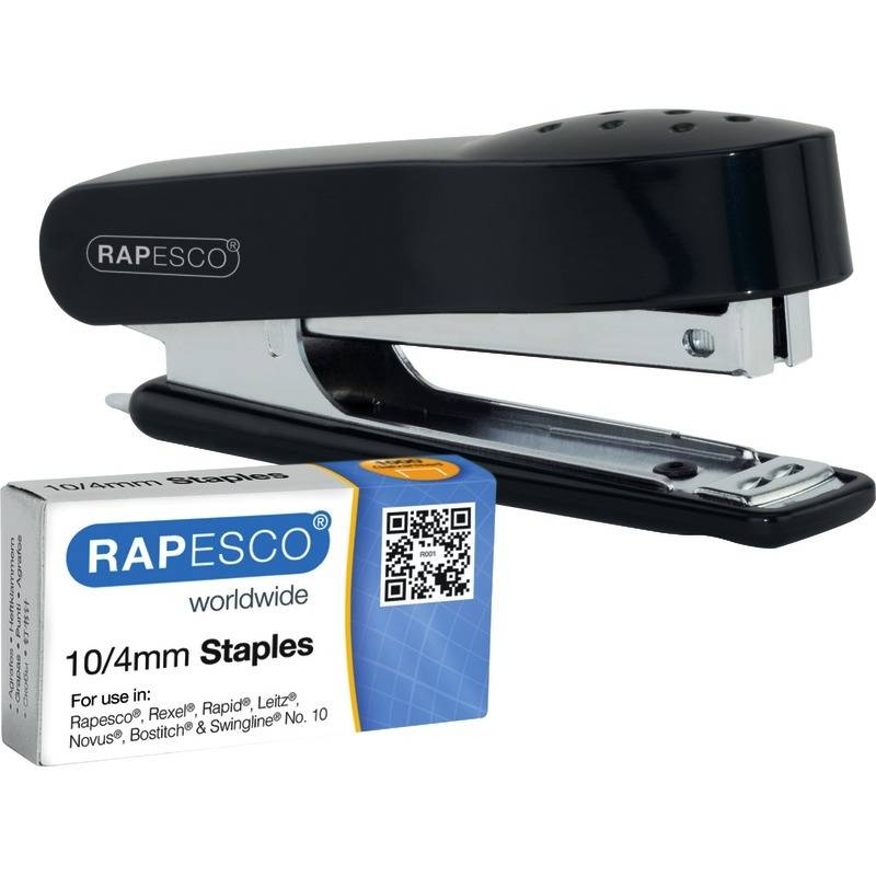 RAPESCO® Heftgerät Pocket, 12 Blatt, schwarz