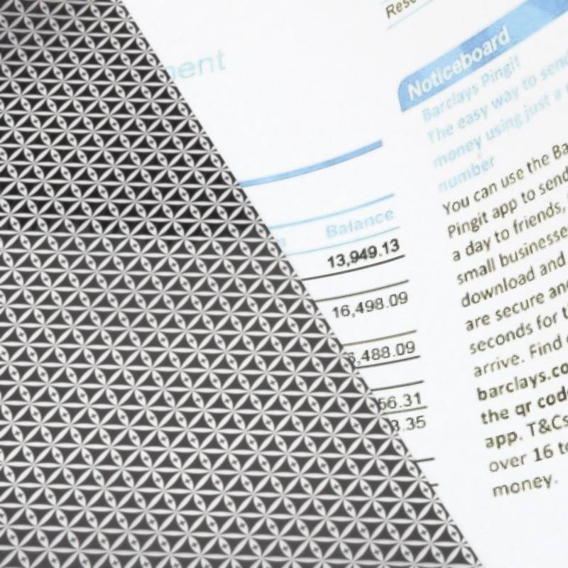 RAPESCO® Dokumentenmappe Blickschutz DIN A4 mit Klappe, Packung: 5 Stück