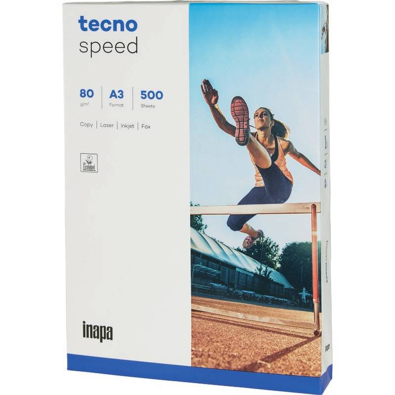 Kopierpapier tecno® speed, DIN A3, 80 g/m², Pack: 500 Blatt