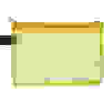 FolderSys Reißverschluss-Beutel DIN A6, 10 Stück, gelb