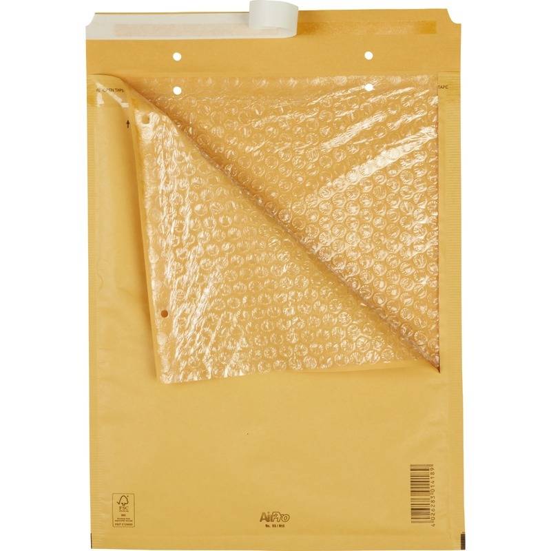 Bong Luftpolstertasche AirPro B18, Innenmaß: 270 x 360 mm, braun, Pack 100 Stück
