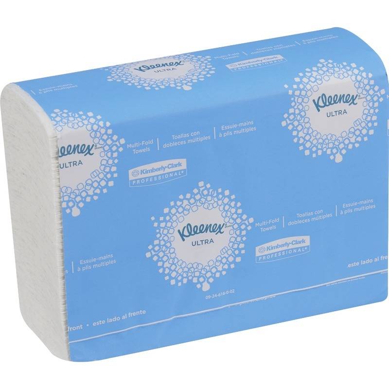 Kleenex® Falthandtücher Airflex Multifold-Falzung, geprägt, 2-lagig, weiß