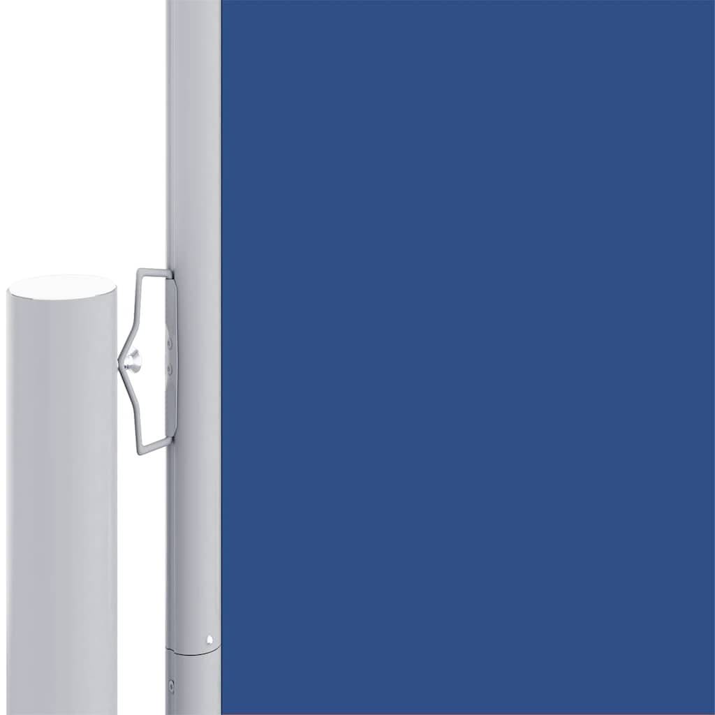 vidaXL Seitenmarkise Ausziehbar Blau 160x1200 cm