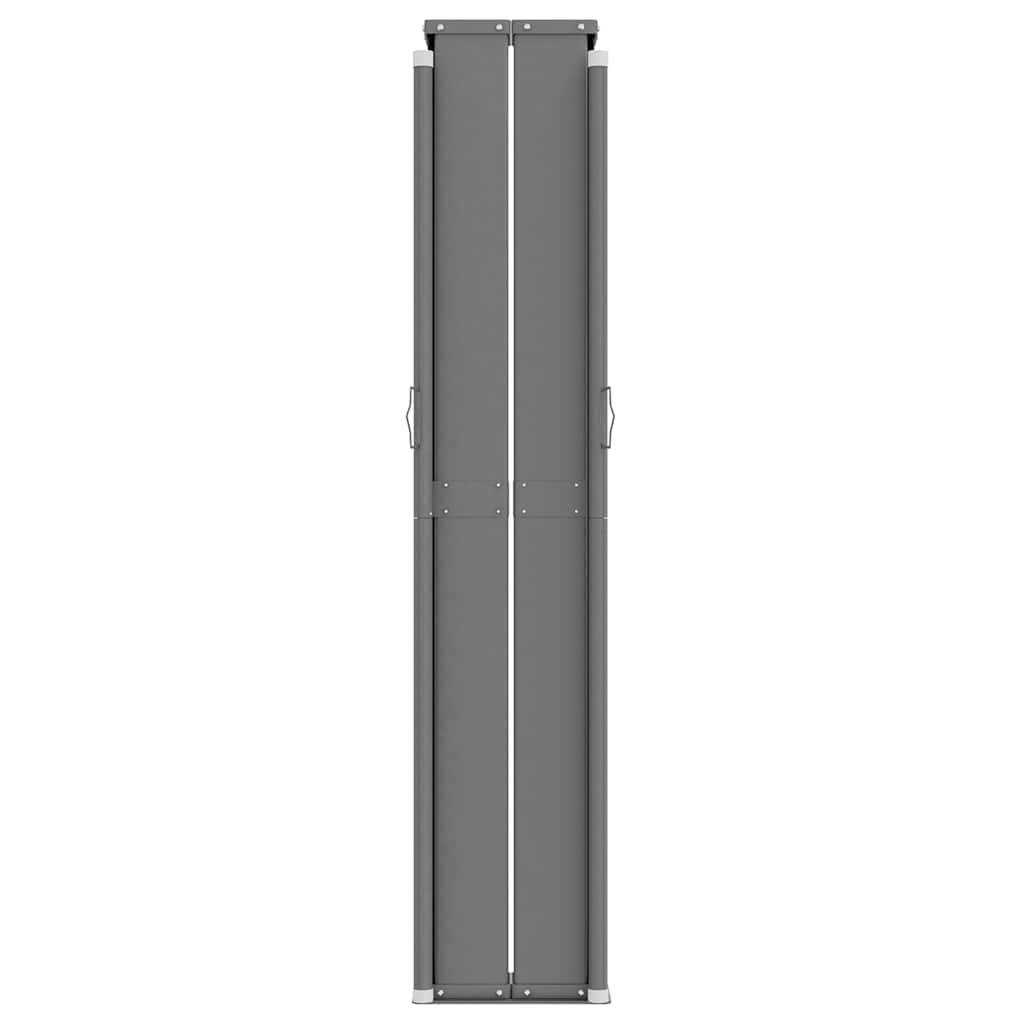 vidaXL Seitenmarkise Ausziehbar Blau 220x1000 cm