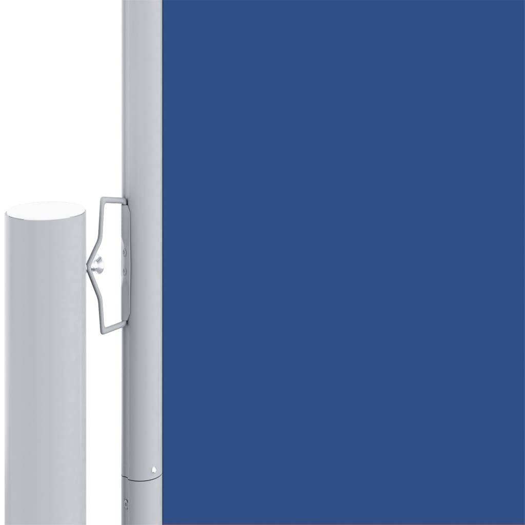 vidaXL Seitenmarkise Ausziehbar Blau 200x1200 cm
