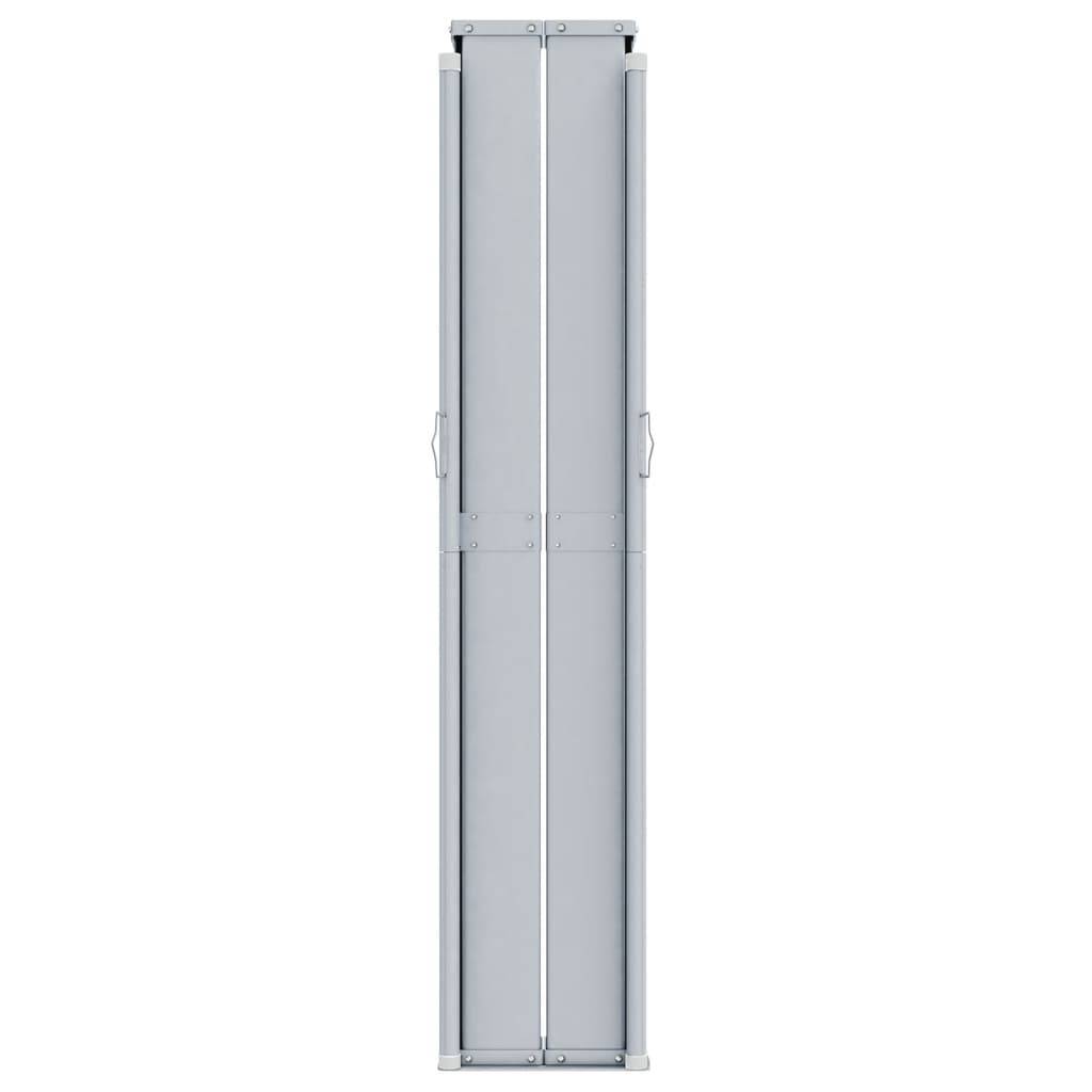 vidaXL Seitenmarkise Ausziehbar Blau 220x1200 cm