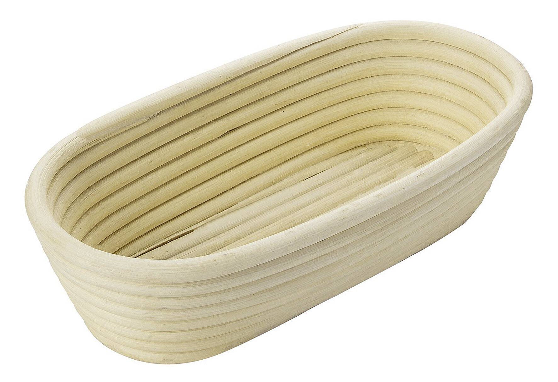 Westmark Gärkörbchen, Für 750-1000g Brotteig, Oval, Länge: ca. 28 cm,