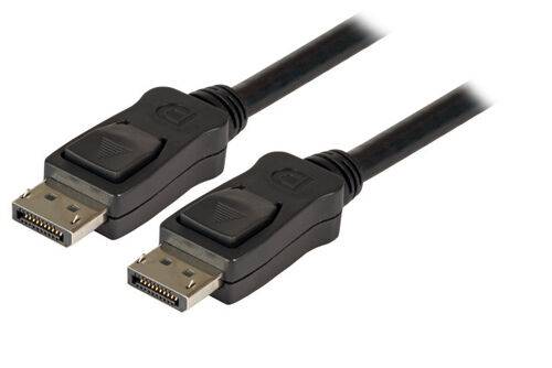 DisplayPort 1.2 Anschlusskabel -- 4K60HZ,Stecker-Stecker, 0,5m, schwarz Multimedia Displayport Kabel