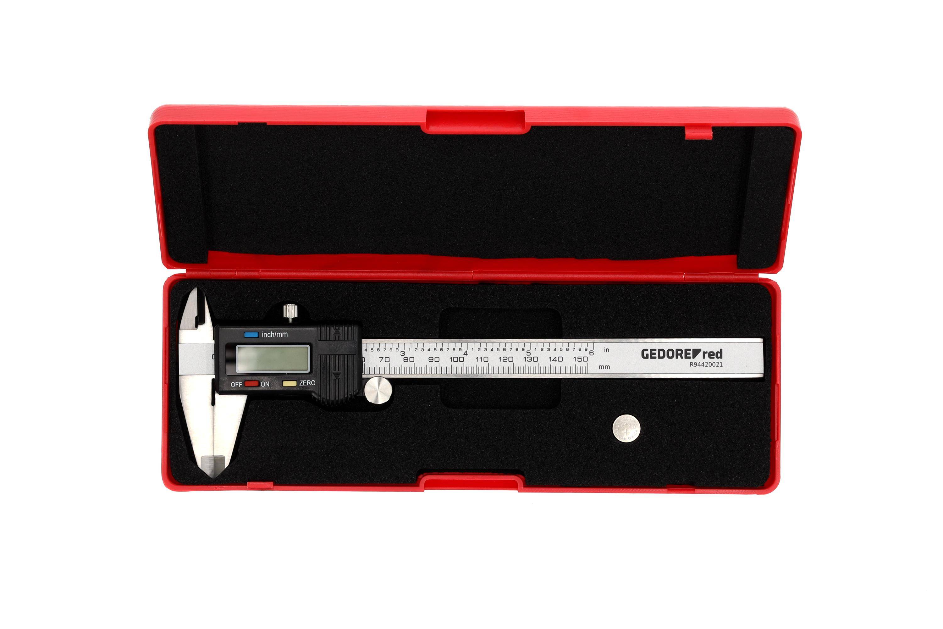 Gedore RED R94420021 3301430 Digitaler Messschieber