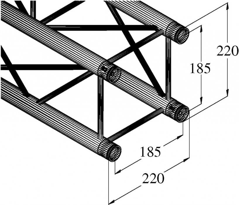 ALUTRUSS DECOLOCK DQ4-250 4-Punkt-Traverse