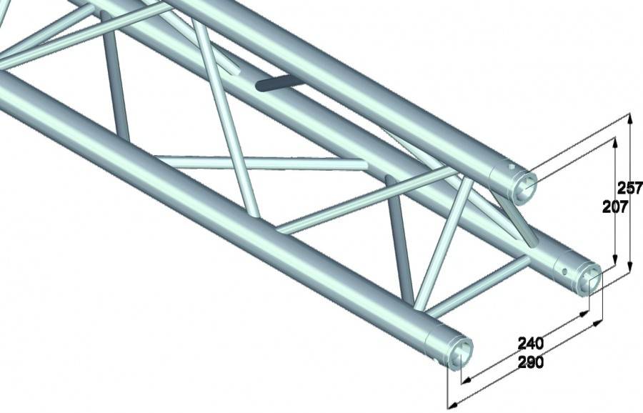 ALUTRUSS TRILOCK 6082-710 3-Punkt-Traverse