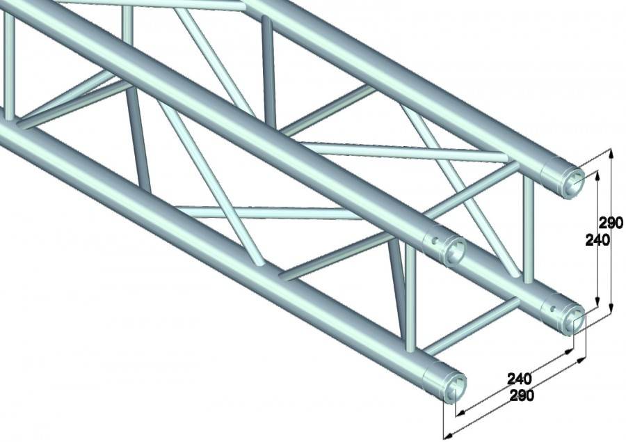 ALUTRUSS QUADLOCK QL-ET34-1500 4-Punkt-Traverse