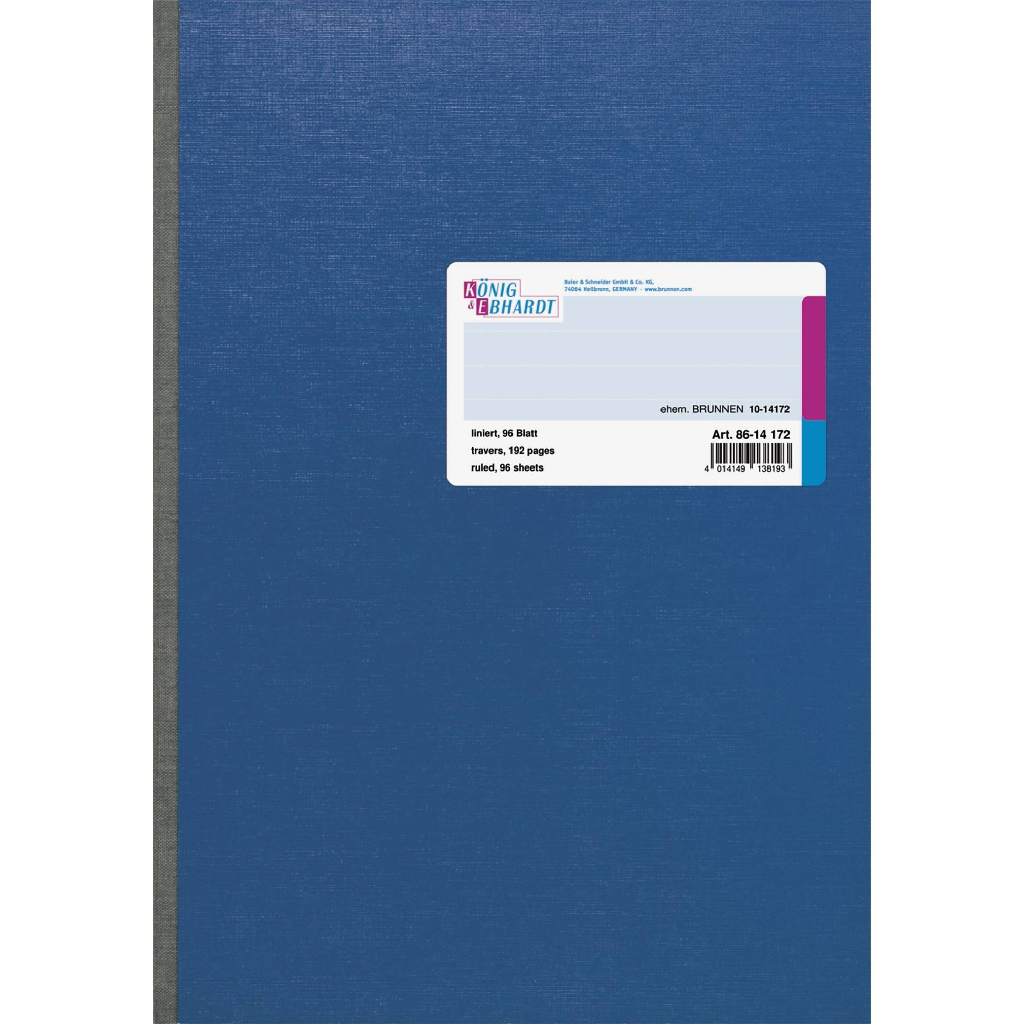 Kladde DIN A4 liniert 96Blatt blau