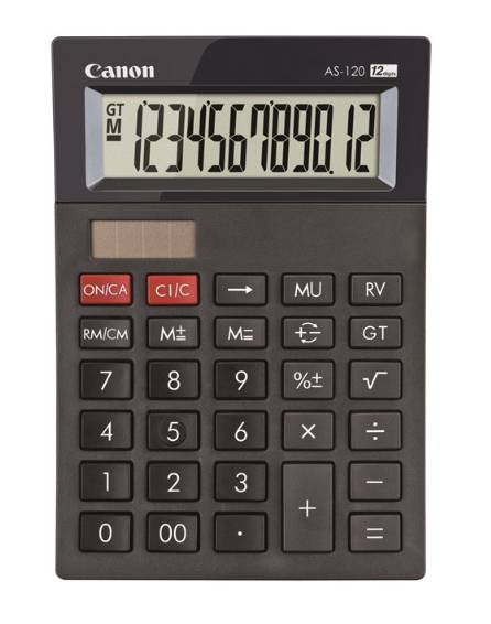 Canon 4722C003, Desktop, Druckrechner, AC, Schwarz