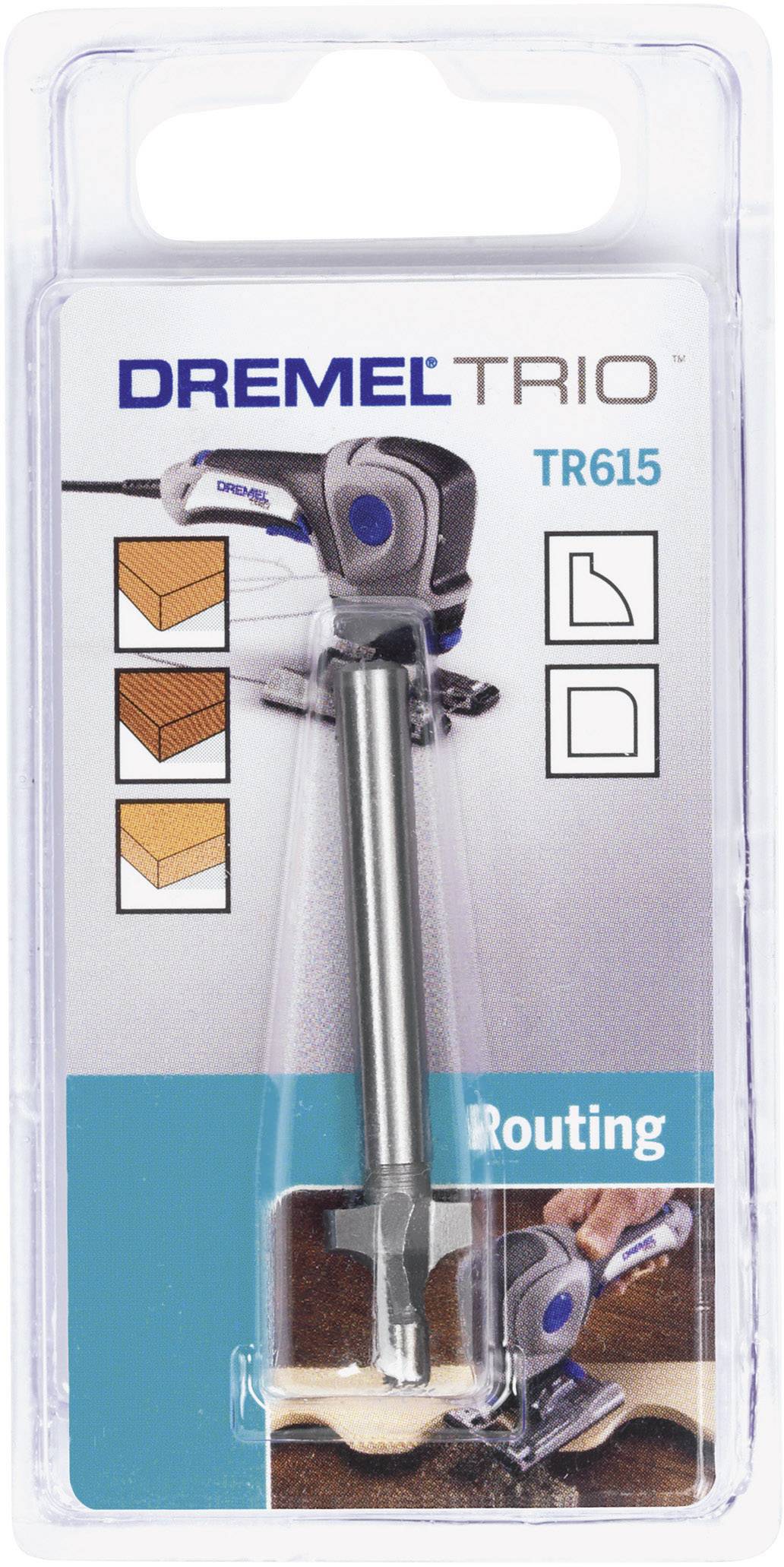Dremel 2615t615JA Abrundfräser Kugel-Durchmesser 9.5mm