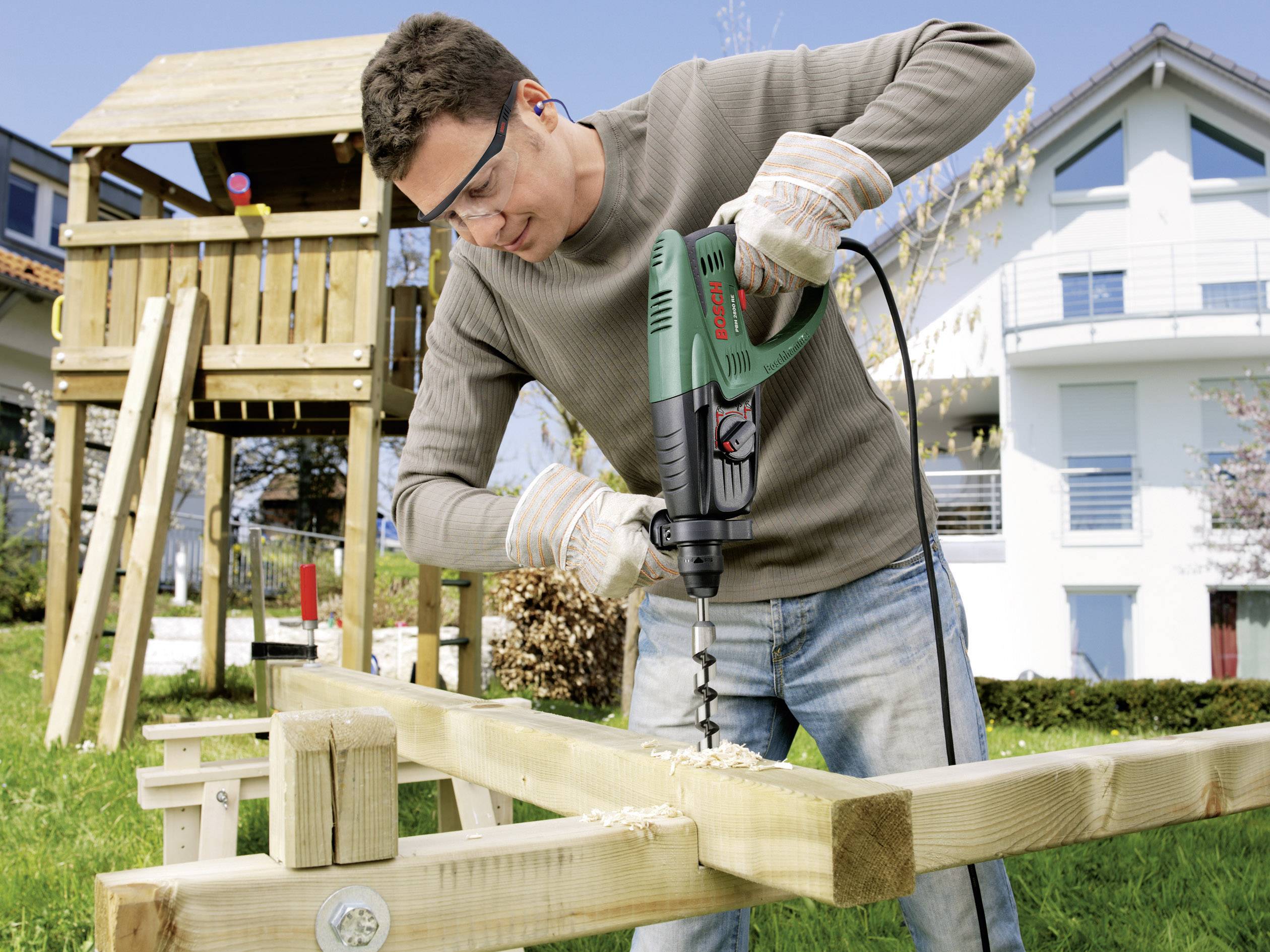 Bosch Home and Garden PBH 2800 RE SDS-Plus-Bohrhammer 720 W inkl. Koffer