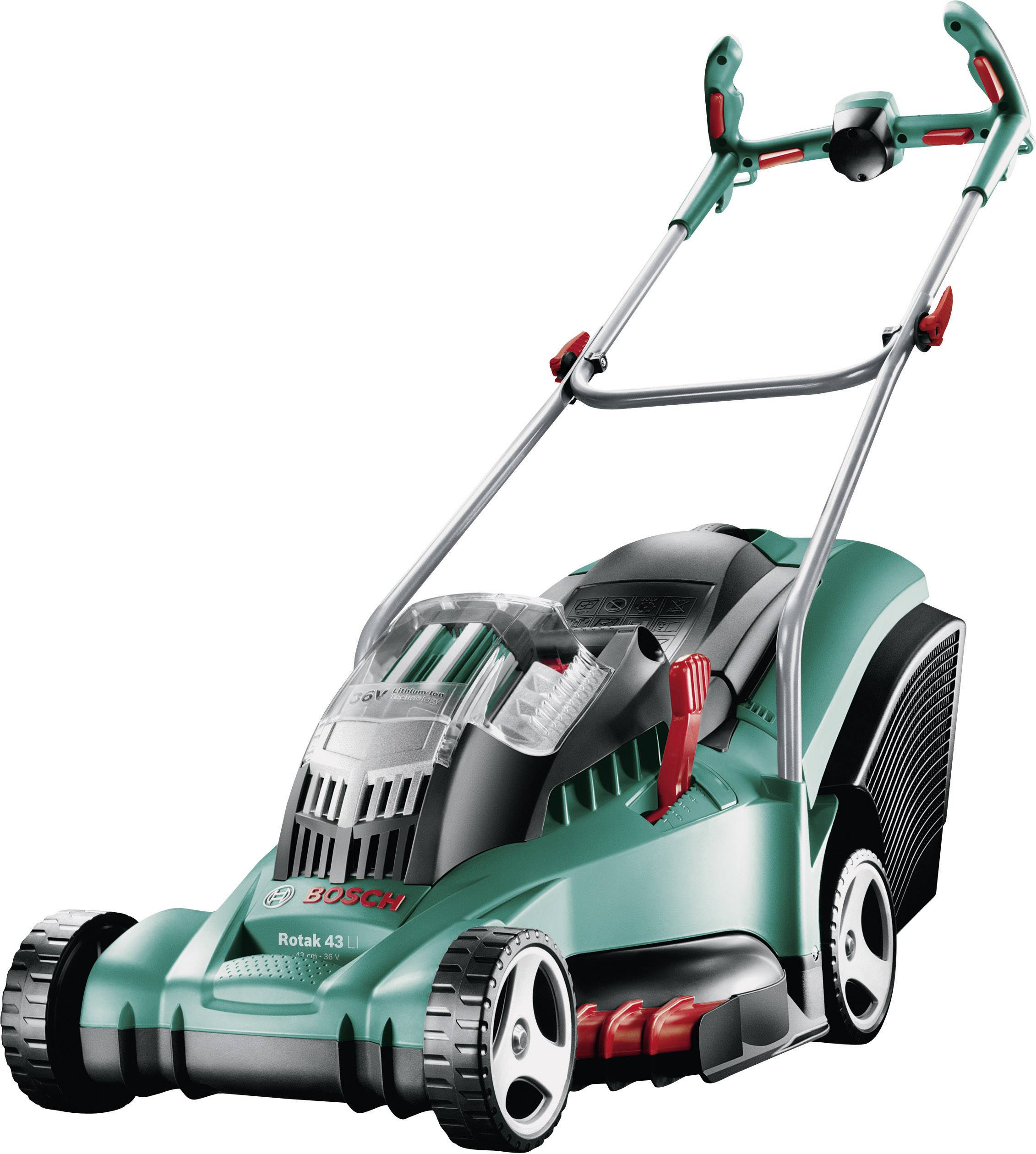 Bosch Rotak 43 LI Akku 36 V/2,6 Ah Geeignet für 150 - 300 m²