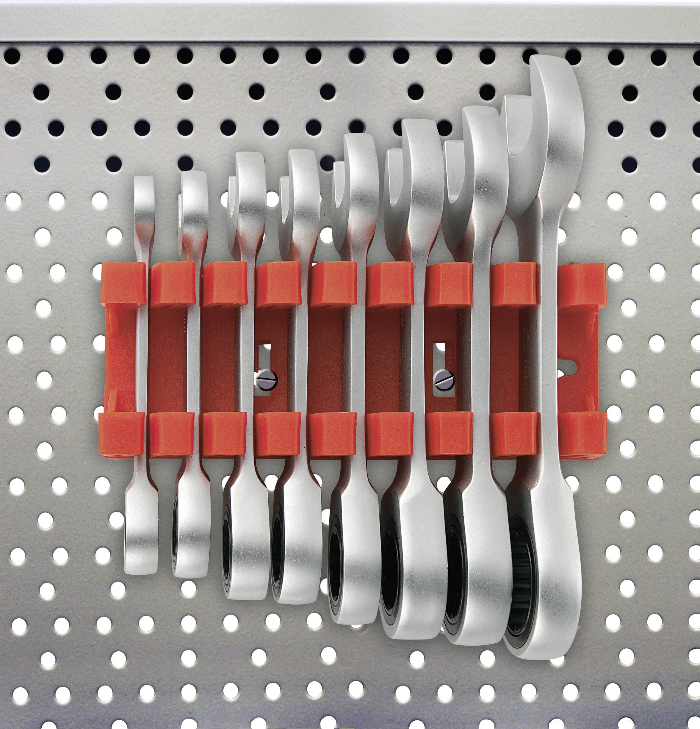 TOOLCRAFT 824125  Knarren-Ring-Maulschlüssel-Satz 8teilig 8 - 19 mm