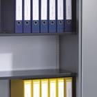 Flügeltürenschrank Asisto, Serie Asisto, Korpus: RAL 9016 Verkehrsweiß, Front: RAL 9016 Verkehrsweiß