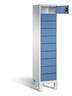 C+P Schließfachschrank Evolo, H1850xB420xT500mm, 7035/5023