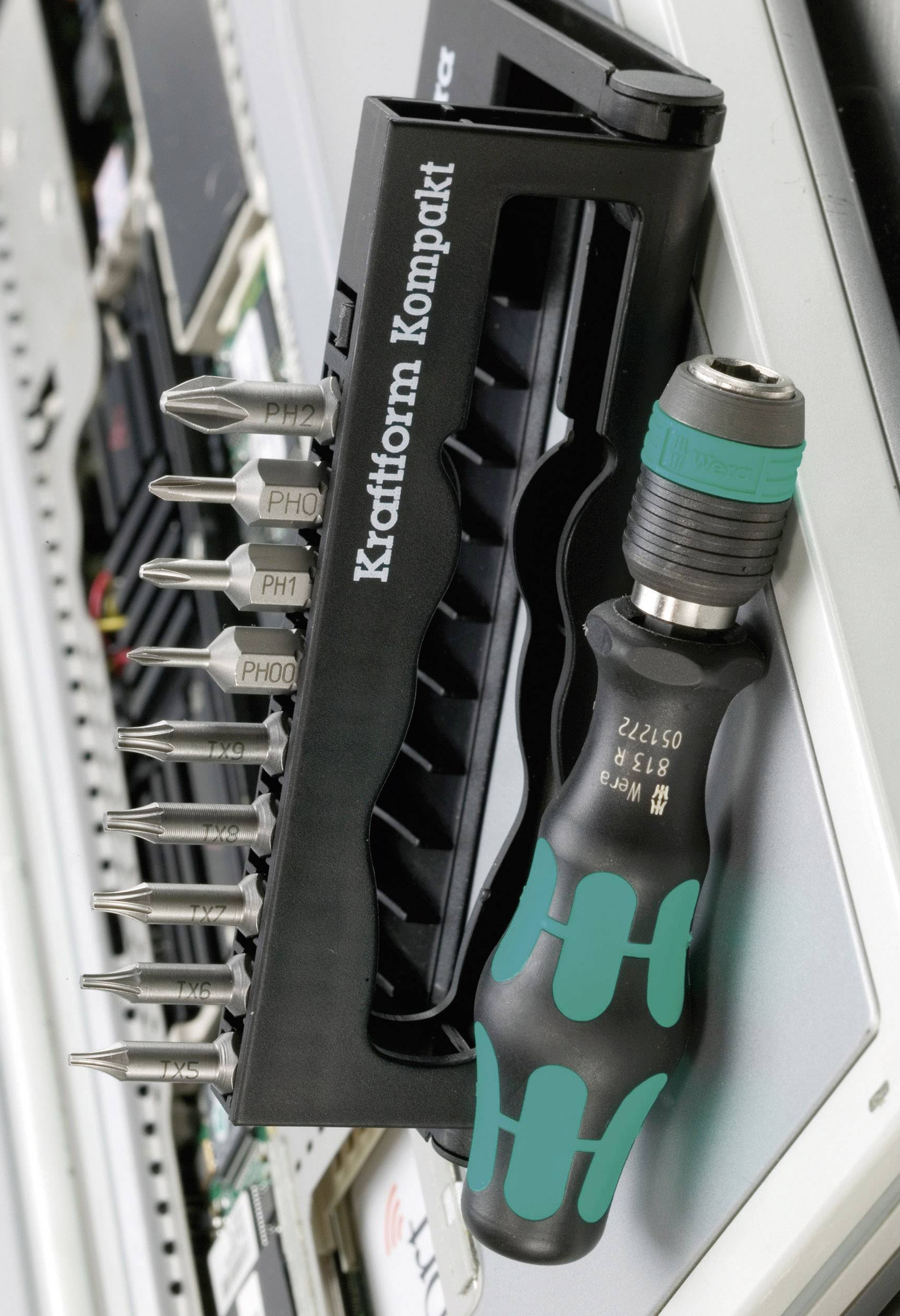 Wera Kraftform Kompakt 11 Plus 05 135942 001 Bit-Set 10teilig Kreuzschlitz Phillips, Innen-TORX