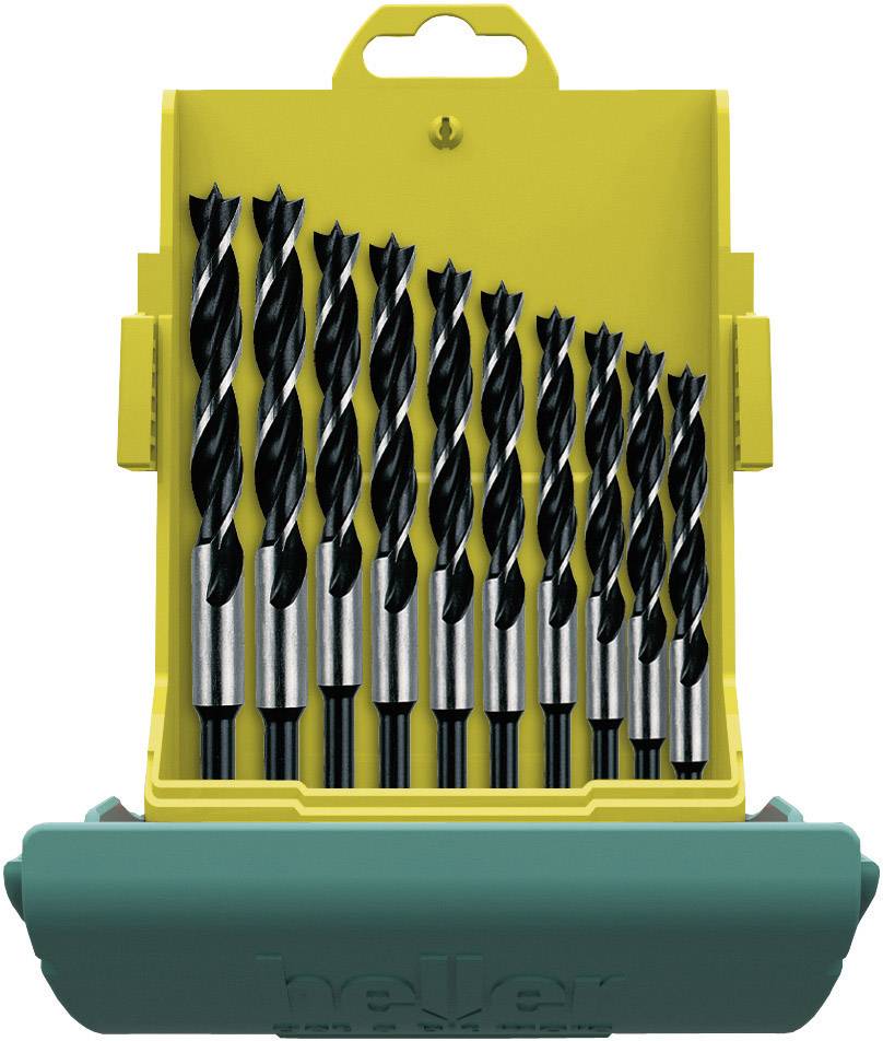 Heller 24646 0 Holz-Spiralbohrer-Set 10teilig 3 mm, 4 mm, 5 mm, 6 mm, 7 mm, 8 mm, 9 mm, 10 mm, 11 m