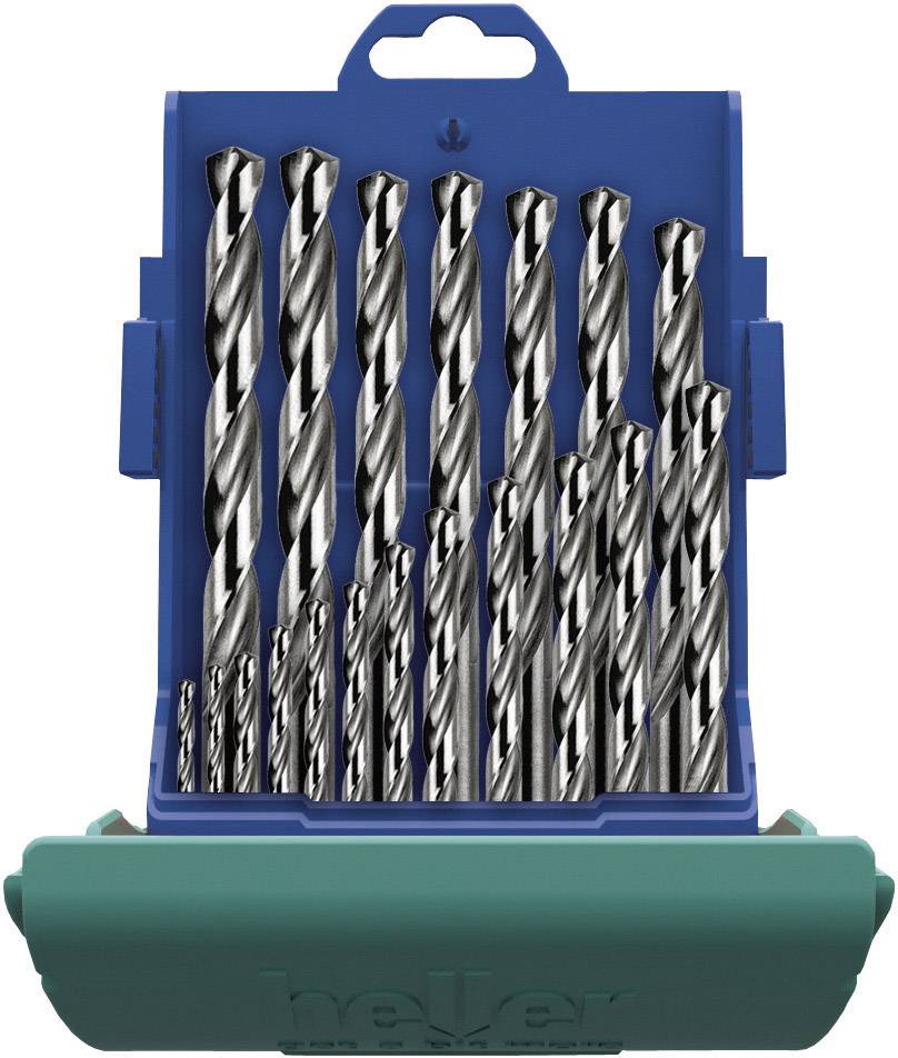 Heller 21964 8 HSS Metall-Spiralbohrer-Set 25teilig 1 mm, 1.5 mm, 2 mm, 2.5 mm, 3 mm, 3.5 mm, 4 mm