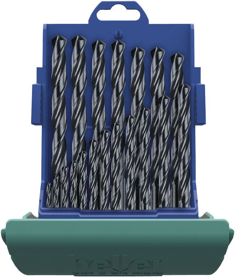 Heller 17737 5 HSS Metall-Spiralbohrer-Set 19teilig 1 mm, 1.5 mm, 2 mm, 2.5 mm, 3 mm, 3.5 mm, 4 mm, 4.5 mm, 5 mm, 5.5 mm, 6 mm