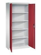 C+P Büroschrank Acurado, H1950xB930xT400mm, 7035/3003