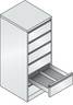 Karteikartenschrank Acurado, Serie Acurado, Korpus: RAL 9016 Verkehrsweiß, Front: RAL 9016 Verkehrsweiß