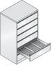 Karteikartenschrank Acurado, Serie Acurado, Korpus: RAL 9016 Verkehrsweiß, Front: RAL 9016 Verkehrsweiß
