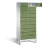 C+P Schließfachschrank Evolo, H1700xB810xT500mm, 7035/6011