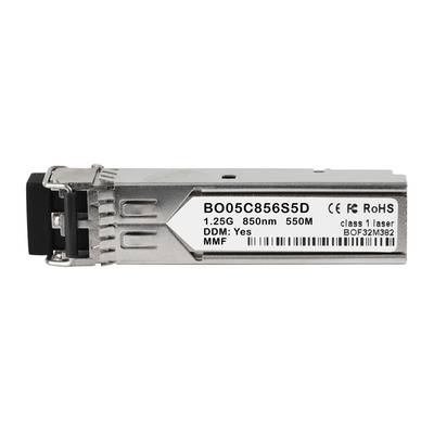 SFP Gigabit Ethernet, MM, 1000SX, 550m, 850nm, LC dplx, DDM Aktive Netzwerkkomponenten SFP SFP