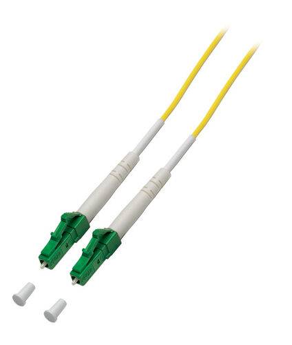Simplex Patchkabel LC/APC-LC/APC OS2 G657A2, 20m LSZH 2mm gelb Glasfaserverkabelung Glasfaser OS2