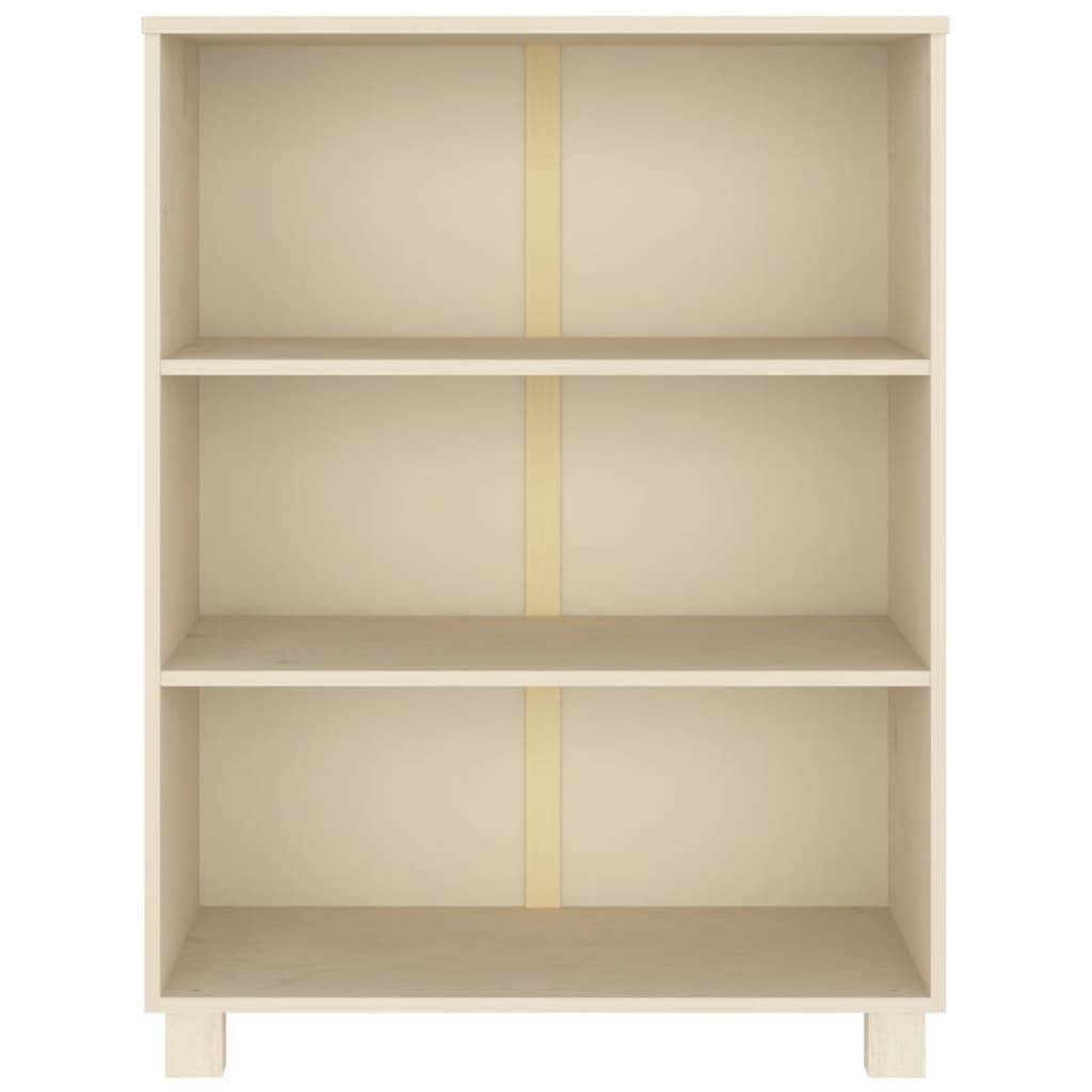 vidaXL Bücherschrank HAMAR Honigbraun 85x35x112 cm Massivholz Kiefer