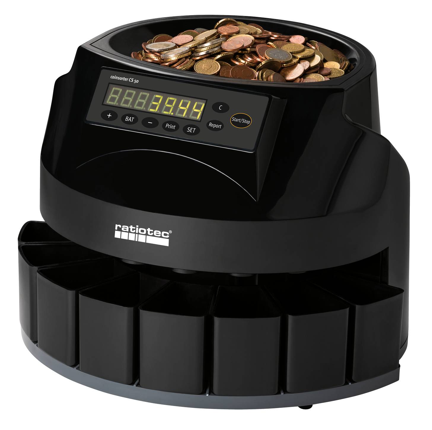 ratiotec coinsorter CS 50 Münzzähl- und Sortiermaschine