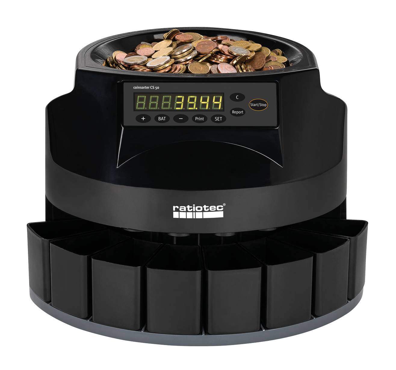 ratiotec coinsorter CS 50 Münzzähl- und Sortiermaschine