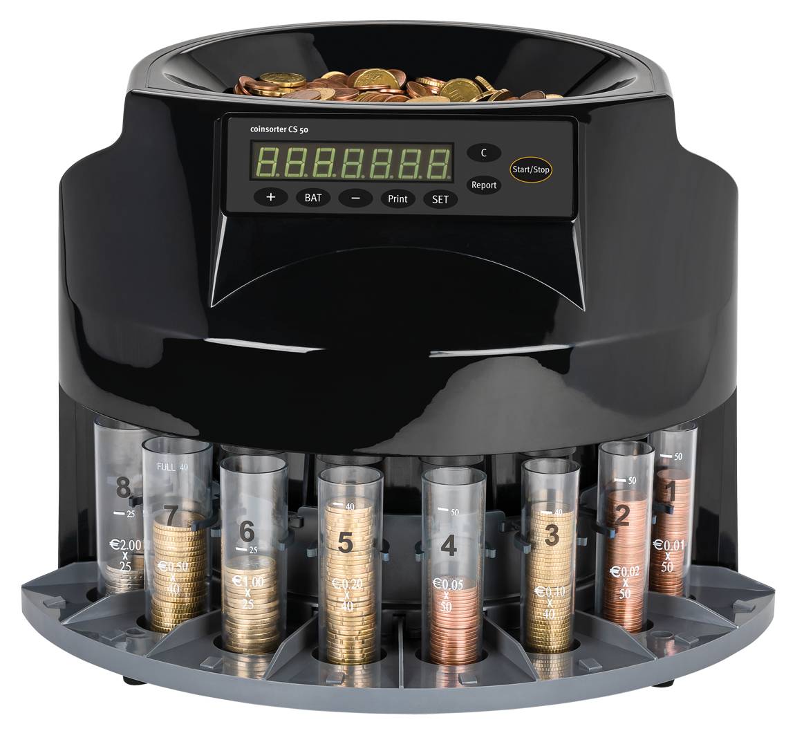 ratiotec coinsorter CS 50 Münzzähl- und Sortiermaschine