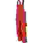 Qualitex Arbeitshose 'PRO' in rot/grau, Größe: 27 - Latzhose MG 245 g - Blaumann für PROfessionals