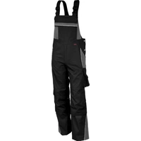 Qualitex Arbeitshose 'PRO' in schwarz/grau, Größe: 29 - Latzhose MG 245 g - Blaumann für PROfessionals Qualitex Arbeitshose 'PRO' in schwarz/grau, Größe: 29 - Latzhose MG 245 g - Blaumann für PROfessionals