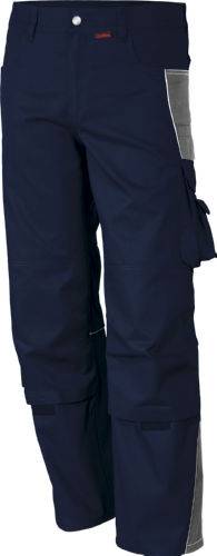 Qualitex Arbeitshose 'PRO' in marine/grau, Größe: 98 - Bundhose MG 245 g - PROfessionals-Werkstatthose