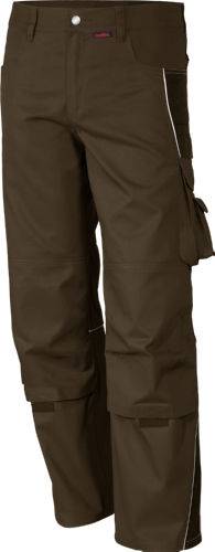 Qualitex Arbeitshose 'PRO' in haselnuss/kastanie, Größe: 25 - Bundhose MG 245 g - PROfessionals-Werkstatthose