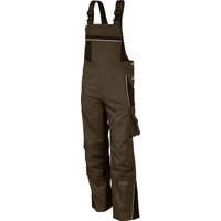 Qualitex Arbeitshose 'PRO' in haselnuss/kastanie, Größe: 70 - Latzhose MG 245 g - Blaumann für PROfessionals Qualitex Arbeitshose 'PRO' in haselnuss/kastanie, Größe: 70 - Latzhose MG 245 g - Blaumann für PROfessionals
