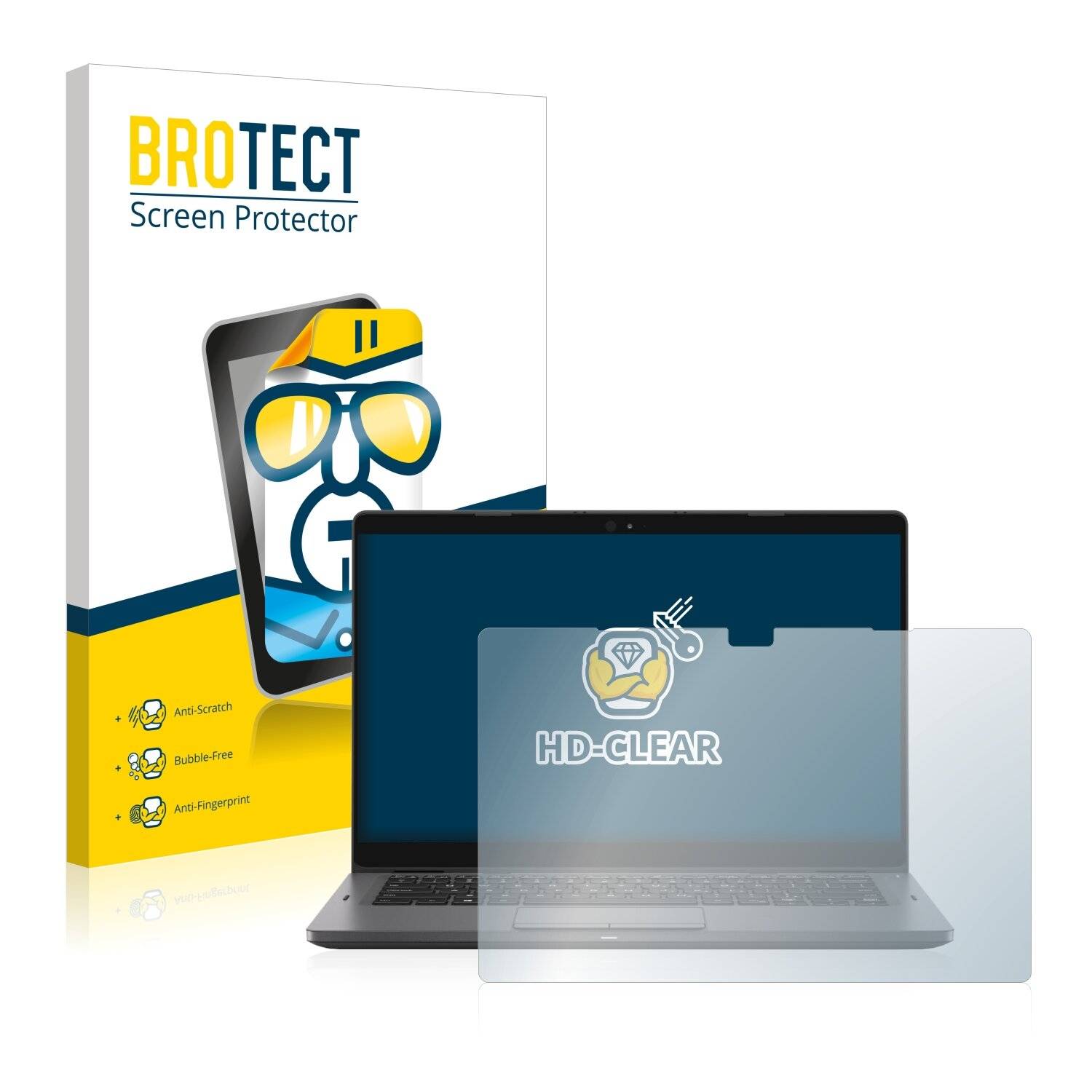 BROTECT Schutzfolie für Dell Latitude 5310 2-in-1 Folie Klar Transparent