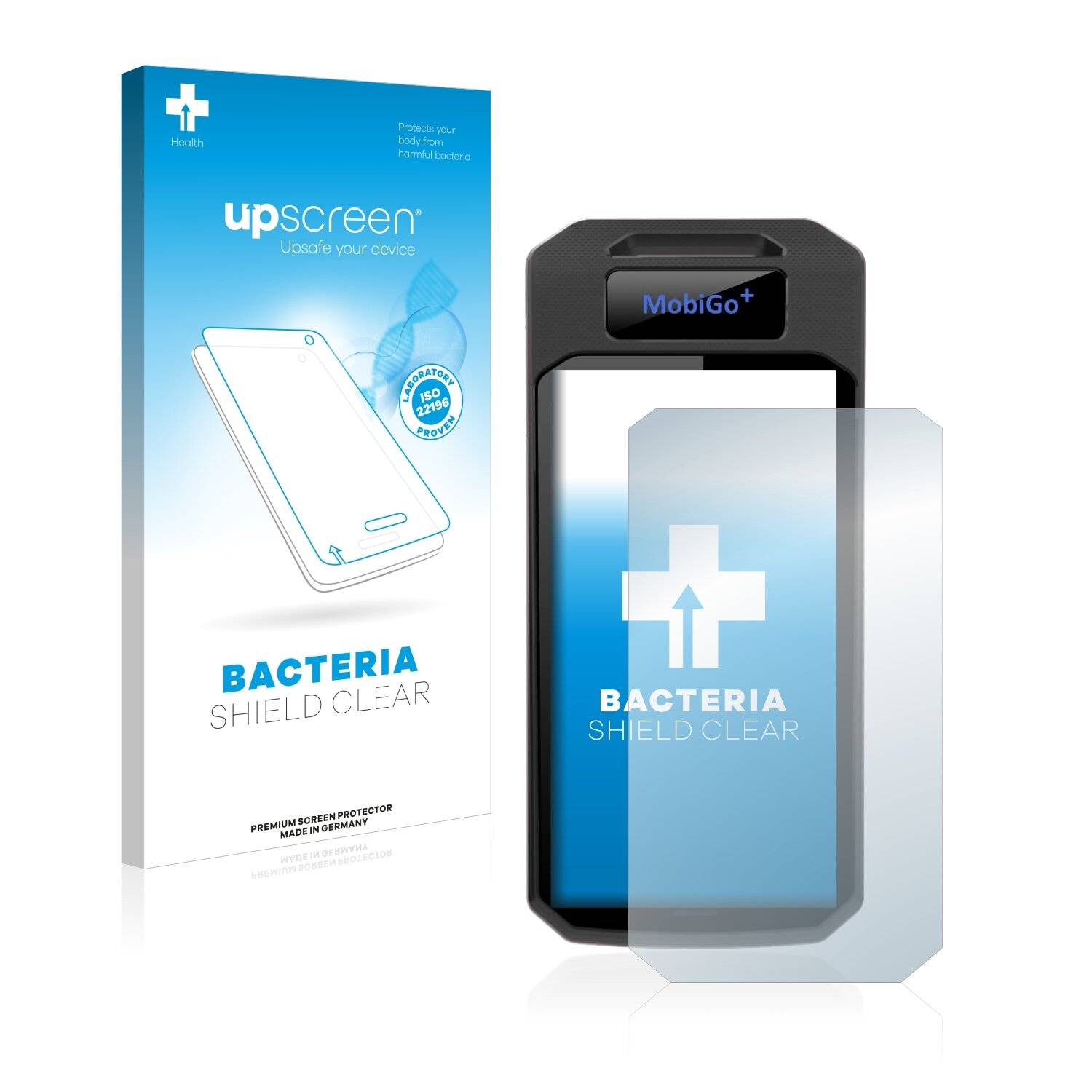 upscreen Bacteria Shield Clear Premium Antibakterielle Displayschutzfolie für MobiIoT