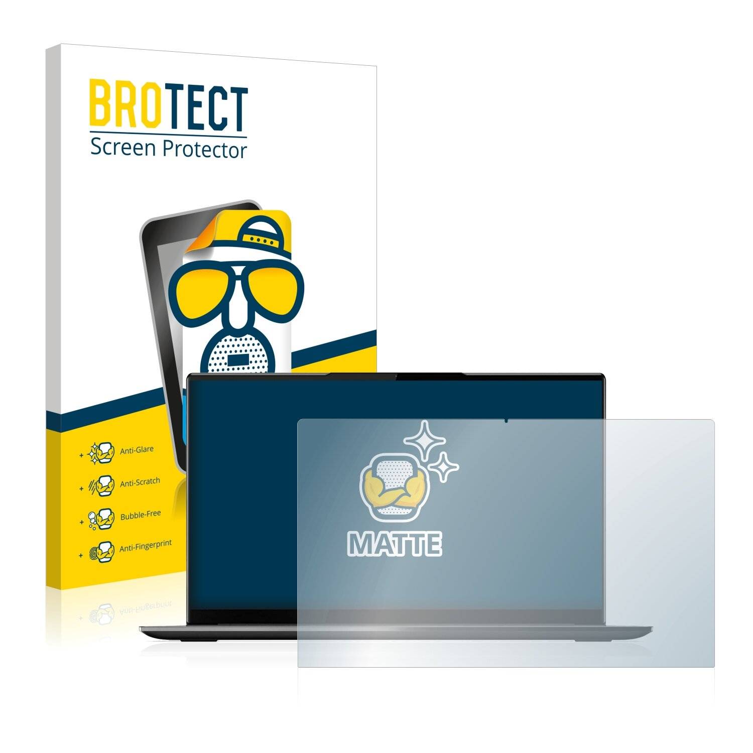 BROTECT Matte Displayschutzfolie für Lenovo Yoga 9i 15 - Entspiegelt,