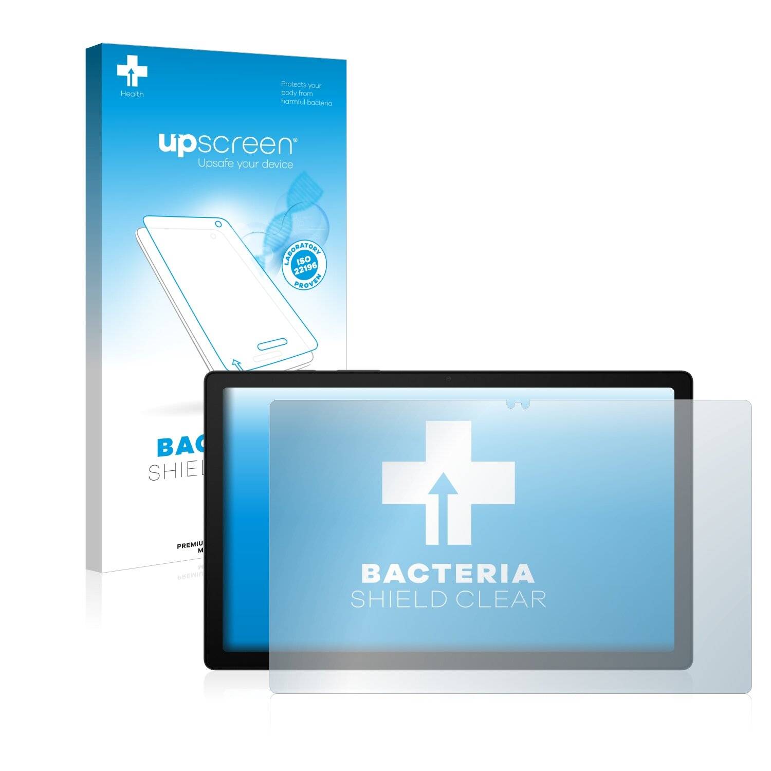 upscreen Bacteria Shield Clear Premium Antibakterielle Displayschutzfolie für Samsung Galaxy
